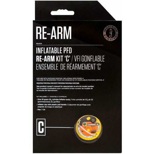 Mustang Survival Re-Arm Kit for Hammer Auto 33G, USA & Canada