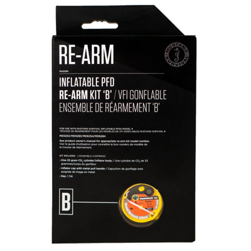 Mustang Survival Re-Arm Kit B, 33G Auto-Hydrostatic