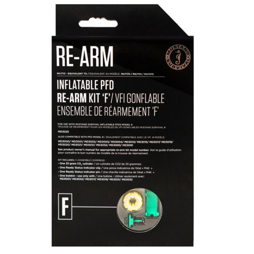 Mustang Survival Re-Arm Kit F, 33G Auto/Manual, (No Bayonet)