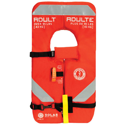 Mustang Survival 4-One SOLAS Life Jackets, Orange