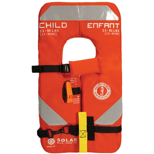 Mustang Survival 4-One SOLAS Life Jackets, Orange