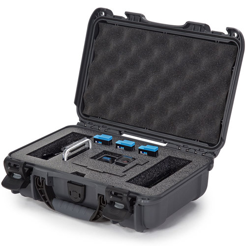 Nanuk 909 Case with Foam Insert for GoPro Hero 9 and 10 Graphite