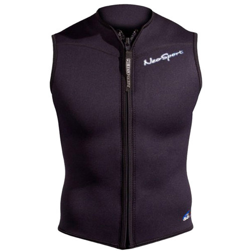 NeoSport 2.5mm Men's Front Zip Vest Wetsuit XX-Large Black