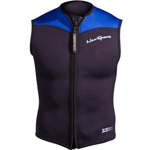 NeoSport 2.5mm Xspan Men's Front Zip Vest Wetsuit