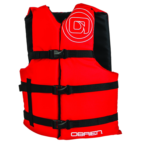 O'Brien General Purpose Life Jacket, 4-Pack, Red