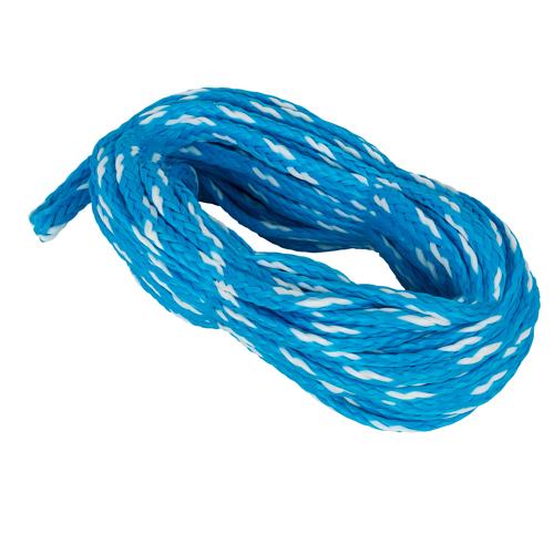 O'Brien Standard Tube Rope, Up to 6 Riders Cyan/White 2-Person