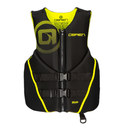 O'Brien Traditional RS Life Jacket for Men Yellow Medium