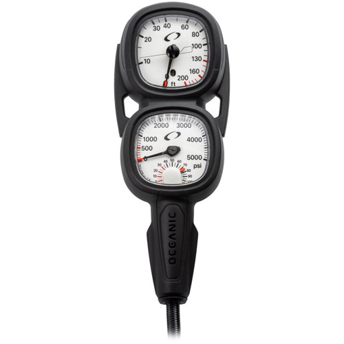 Oceanic Maxview Pressure and Depth Gauge with 36" Hose PSI