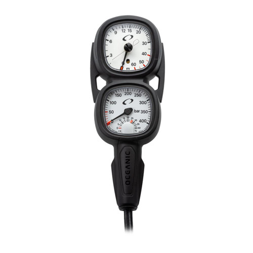 Oceanic Maxview Pressure and Depth Gauge with 36" Hose BAR