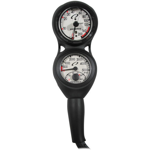 Oceanic Max-Depth SWIV Combo Gauge ~ With Compass