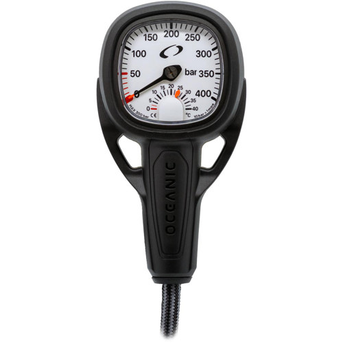 Oceanic Maxview Single Pressure Gauge with 36" Hose BAR
