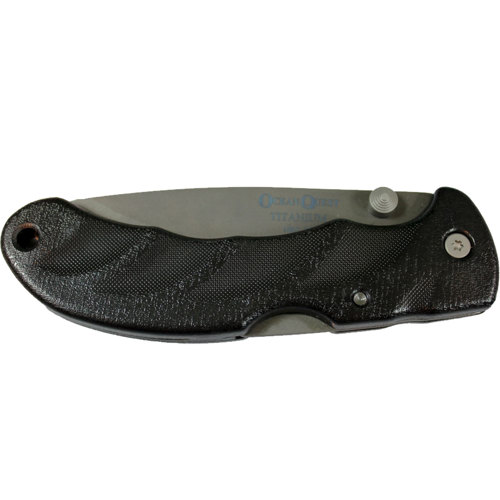 Ocean Quest Folding Titanium Dive Knife BT611 Scuba