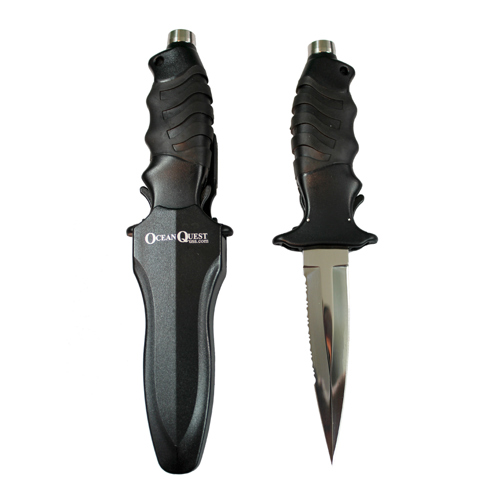 Ocean Quest Stainless Steel Dive Knife Sharp