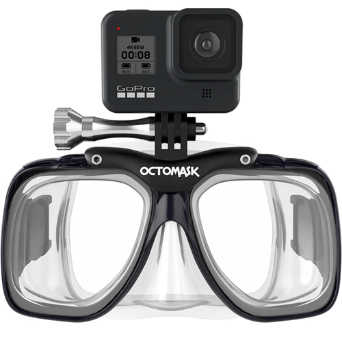 Octomask Classic Dive Mask w/Mount for GoPro Hero Cameras