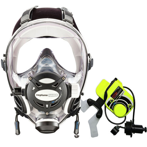 Ocean Reef Neptune Space G. Diver Full Face Mask w/Coms, Ocean Reef Extender Kit