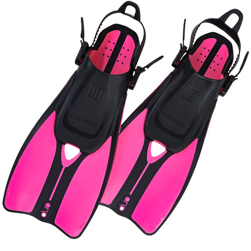 Ocean Reef Duo II Travel Fins Pink Small/Medium