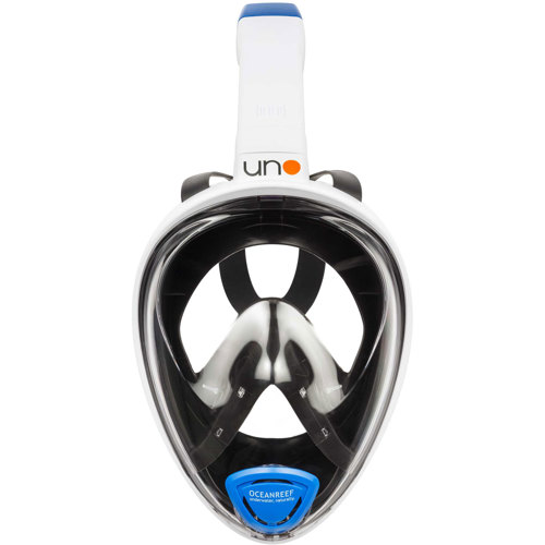 Ocean Reef UNO Full Face Snorkeling Mask, White