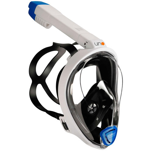 Ocean Reef UNO Full Face Snorkeling Mask, White L/X Item# 25442