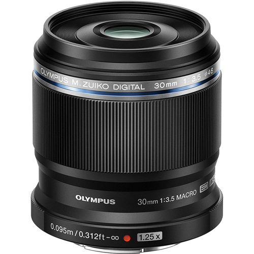 Olympus M.Zuiko 30mm f/3.5 ED Macro Lens, Black