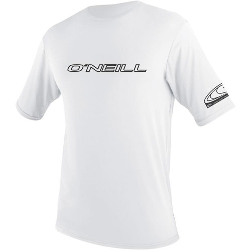 O'Neill Youth Basic Skin 50+ Short Sleeve Sun Shirt White 4 Item# 31017