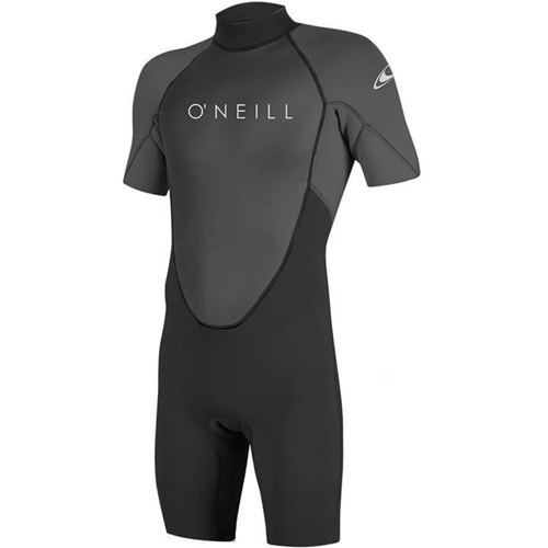 O'neill 3/2mm Reactor II Men's Springsuit Wetsuit Large Black/Graphite