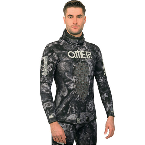 Omer 5mm Blackstone Unisex Jacket Wetsuit Large