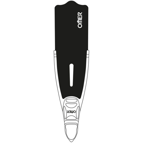 Omer Blade Skins Spearfishing Fins Transparent