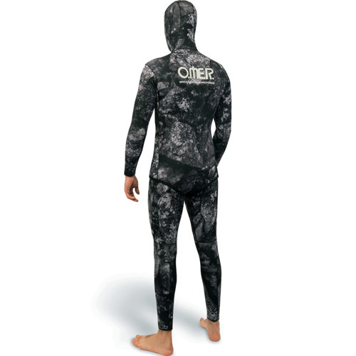 Omer Holo Stone Wetsuit Camouflage Mens Apnea Neoprene 7mm Shattered Wetsuit 