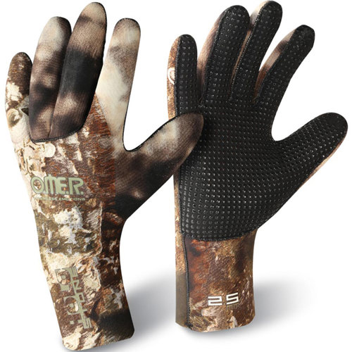 Omer Holo Stone 2.5mm Spearfishing Gloves - Scuba