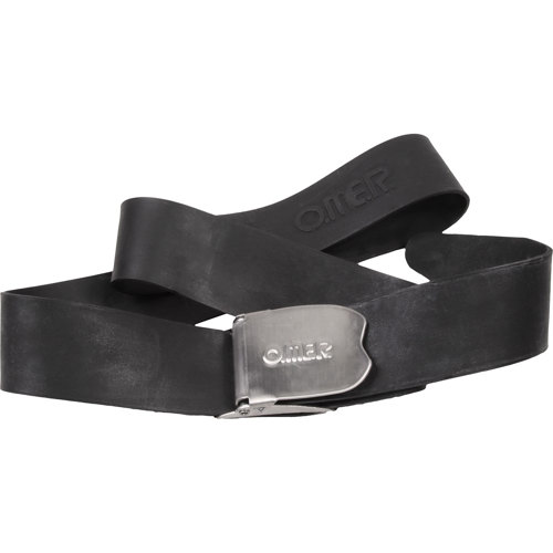 Omer Rubber Weight Belt with Stainless Steel Buckle