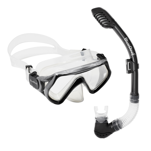 Blue Reef Dreamers Kids Snorkeling Combo Charcoal