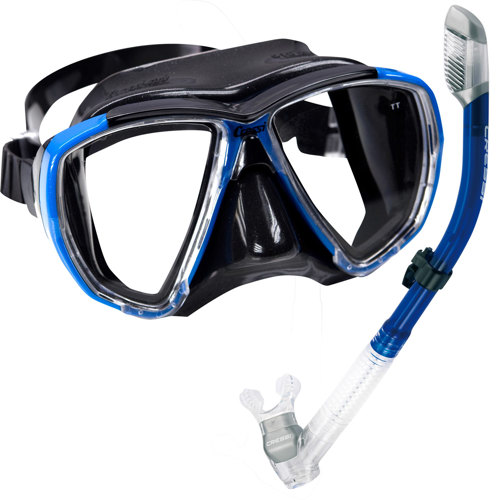 Cressi Ikarus Orion Dry Snorkel Mask Combo