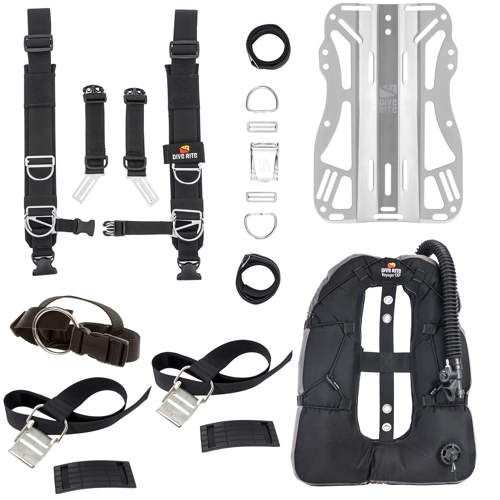 Dive Rite Transplate with Voyager EXP Wing