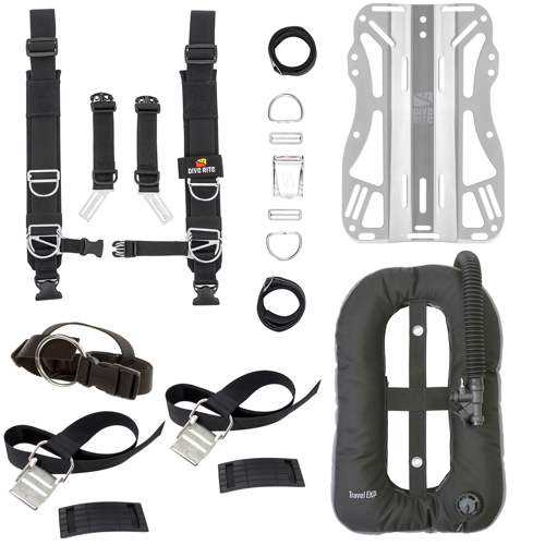Dive Rite Transplate with Travel EXP Wing PK3541 Scuba