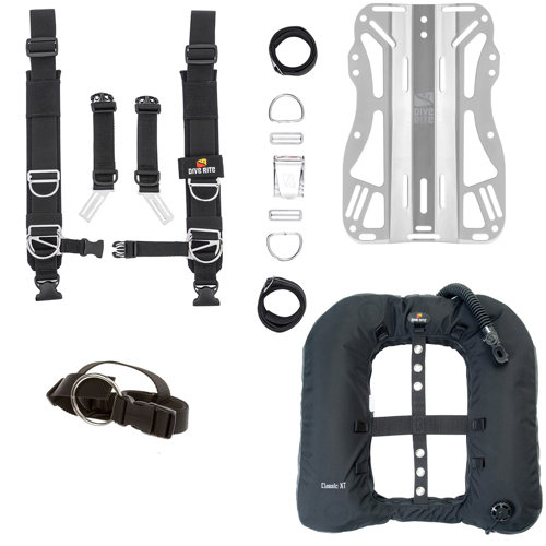 Dive Rite Transplate Double Tank with Classic XT Wing PK3554 Scuba