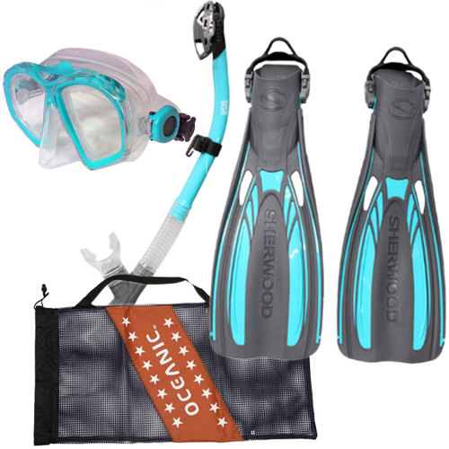 Sherwood Mask Snorkel & Fin Set