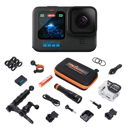 GoPro 12 Dive Tray/Light/Mount Bundle