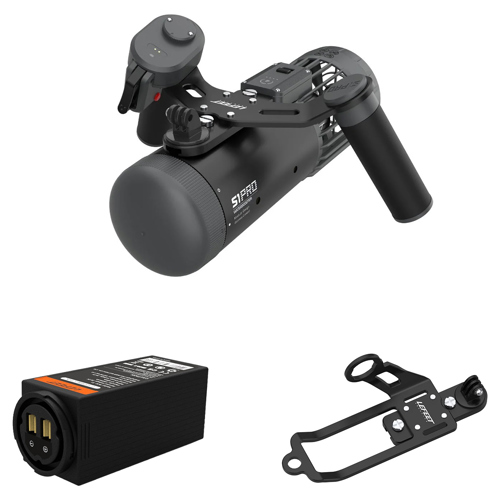 LEFEET S1 Pro Jet Dive Scooter with Rechargeable Battery & Single Grip Rail Kit