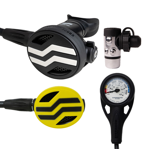 Sherwood Oasis Pro DIN Regulator, Octopus and Pressure Gauge Package