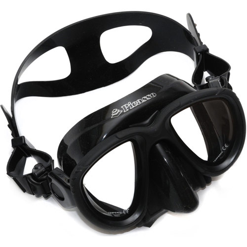 Picasso Deep Free Diving Mask, Black