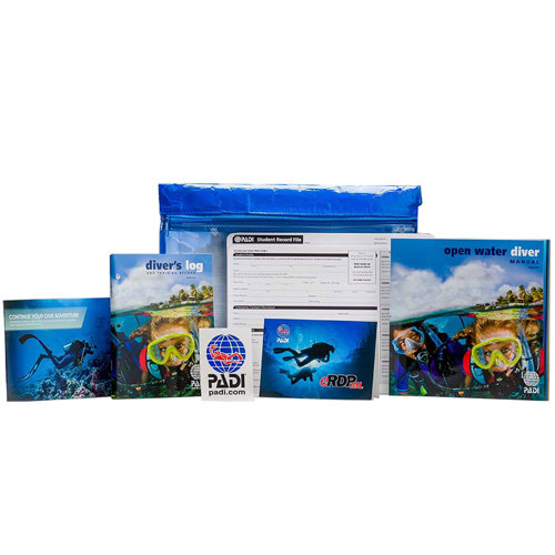 PADI Digital eRDPML Open Water Crew-Pak with Blue Log Book