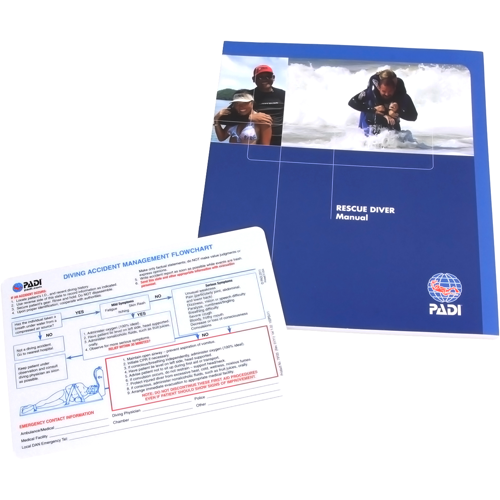 PADI Rescue Diver Manual & Slate #70080