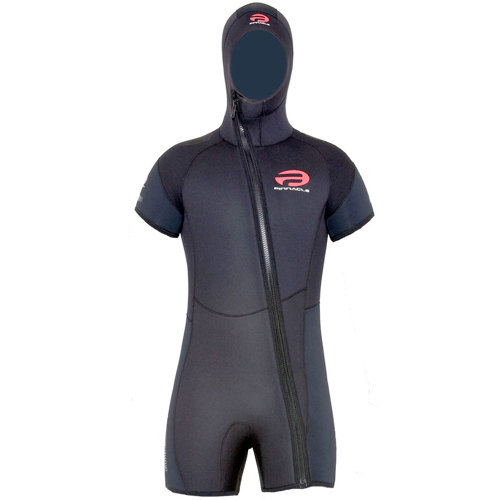 Pinnacle Escape Men's 7mm Hooded Step-In Jacket, Black