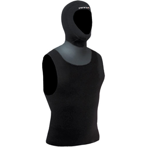 Pinnacle Merino Lined 5mm Hooded Vest Men's