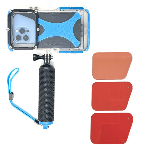 ProShot Dive Universal Waterproof iPhone Case with 3-Pack Red Filter