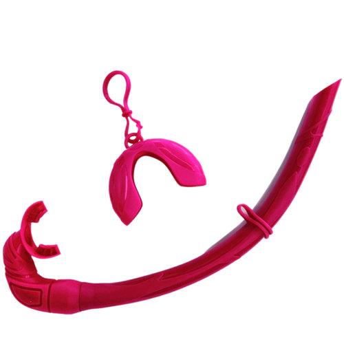 ProShot Tidal Roll-Up Snorkel Pink