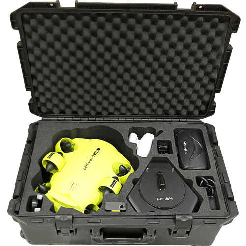 Qysea FIFISH V6 Underwater ROV Kit with Industrial Case ~ New Unit - Case Is a Little Banged Up