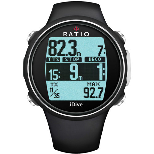 Ratio iDive Tech+ Sport Dive Watch Computer Scuba