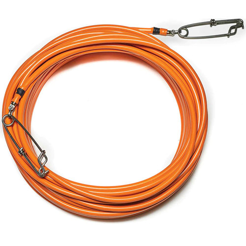 Riffe 75' (22.86m) Vinyl Float Line Assembly, Orange