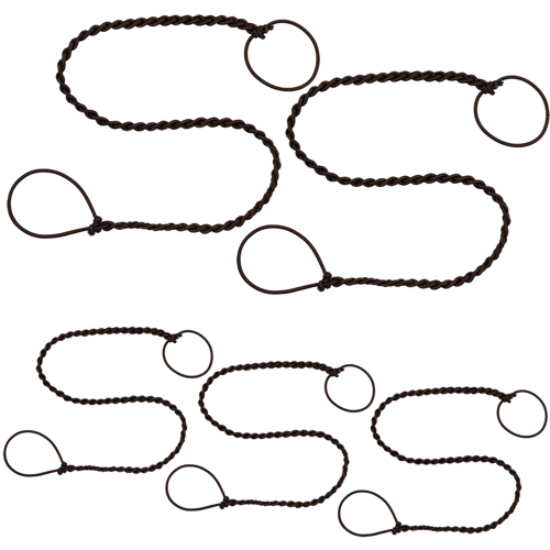 Rip Tie 3mm Tangle Free Hair Tie Black 5-Pack